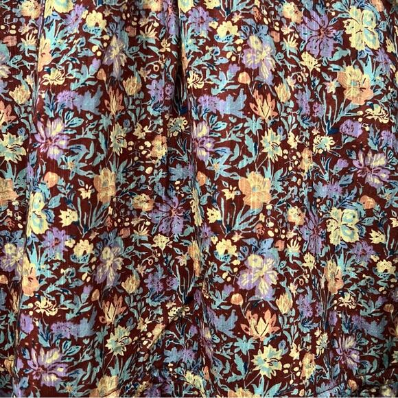 Free People Daybreak Printed Blouse Size Small - Picture 5 of 9